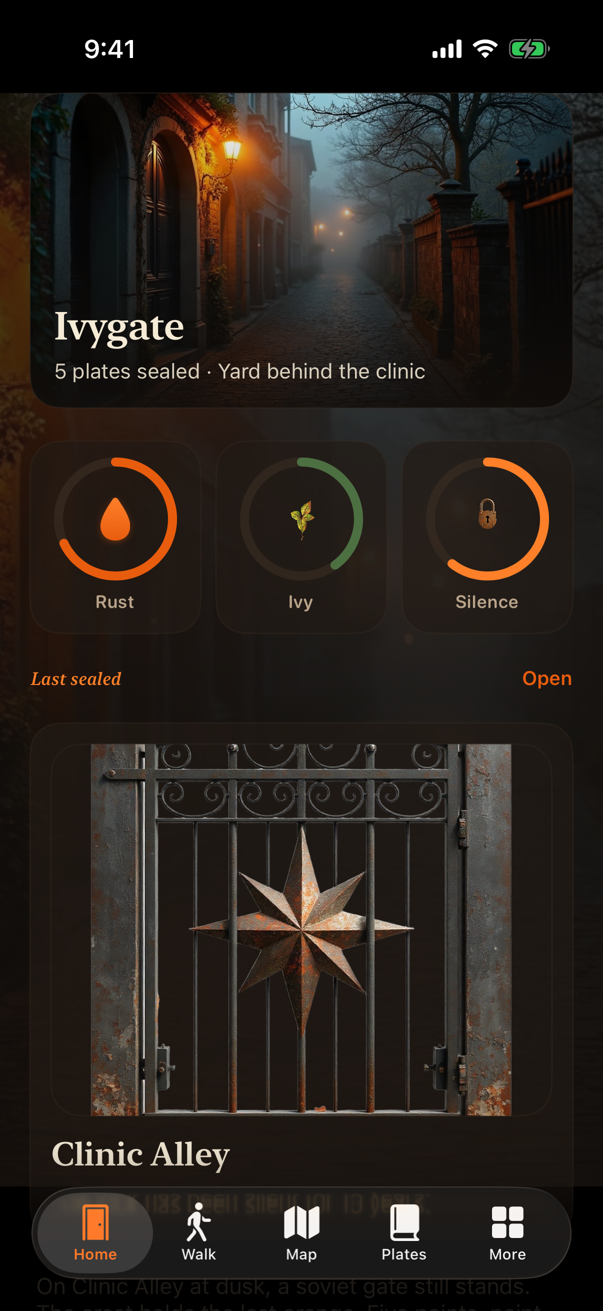 Threshold screen